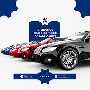 Equipadora automotiva social media post feed