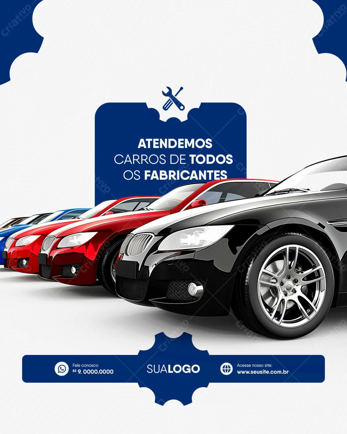 Flyer para Oficina Mecânica PSD Editável