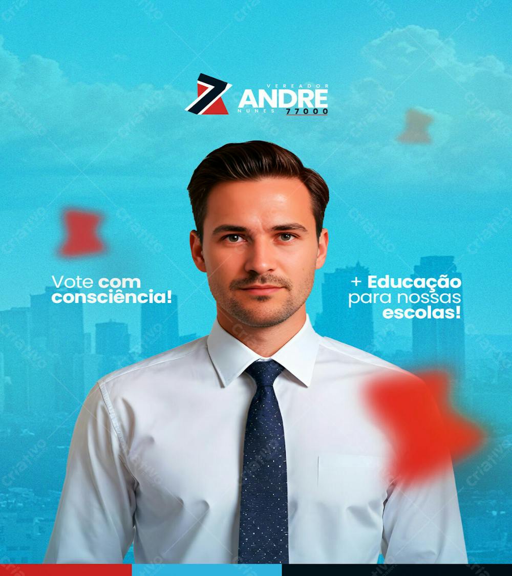 Campanha Eleitoral Política Eleição Vote Prefeito Vereador Social Media Feed Psd Editavél