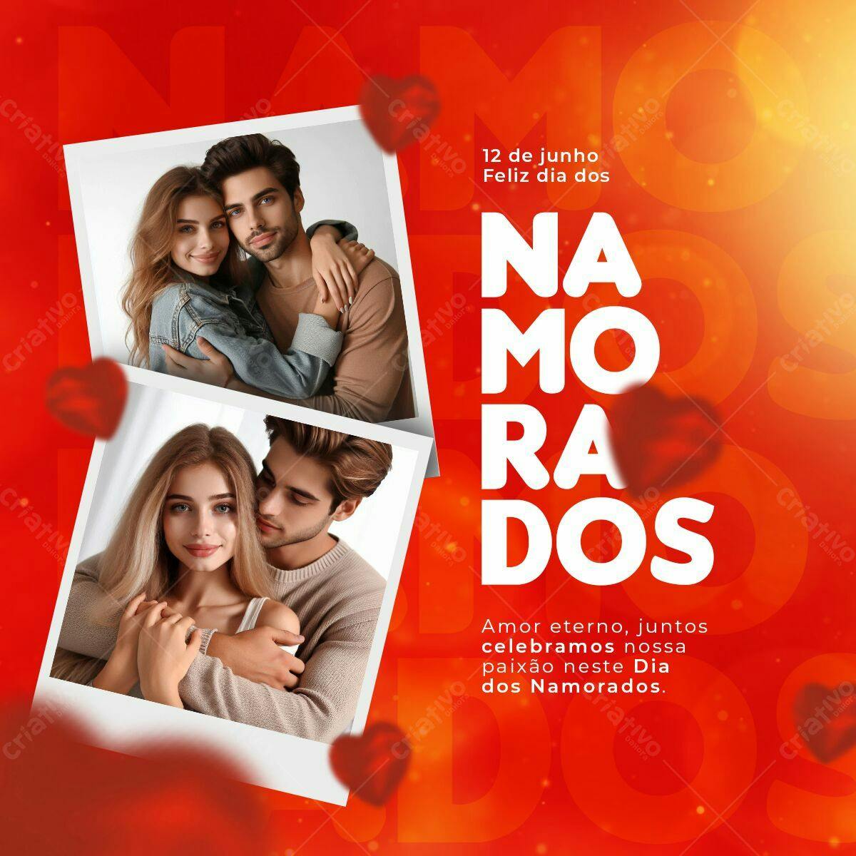 Postagem Dia dos Namorados PSD Editável