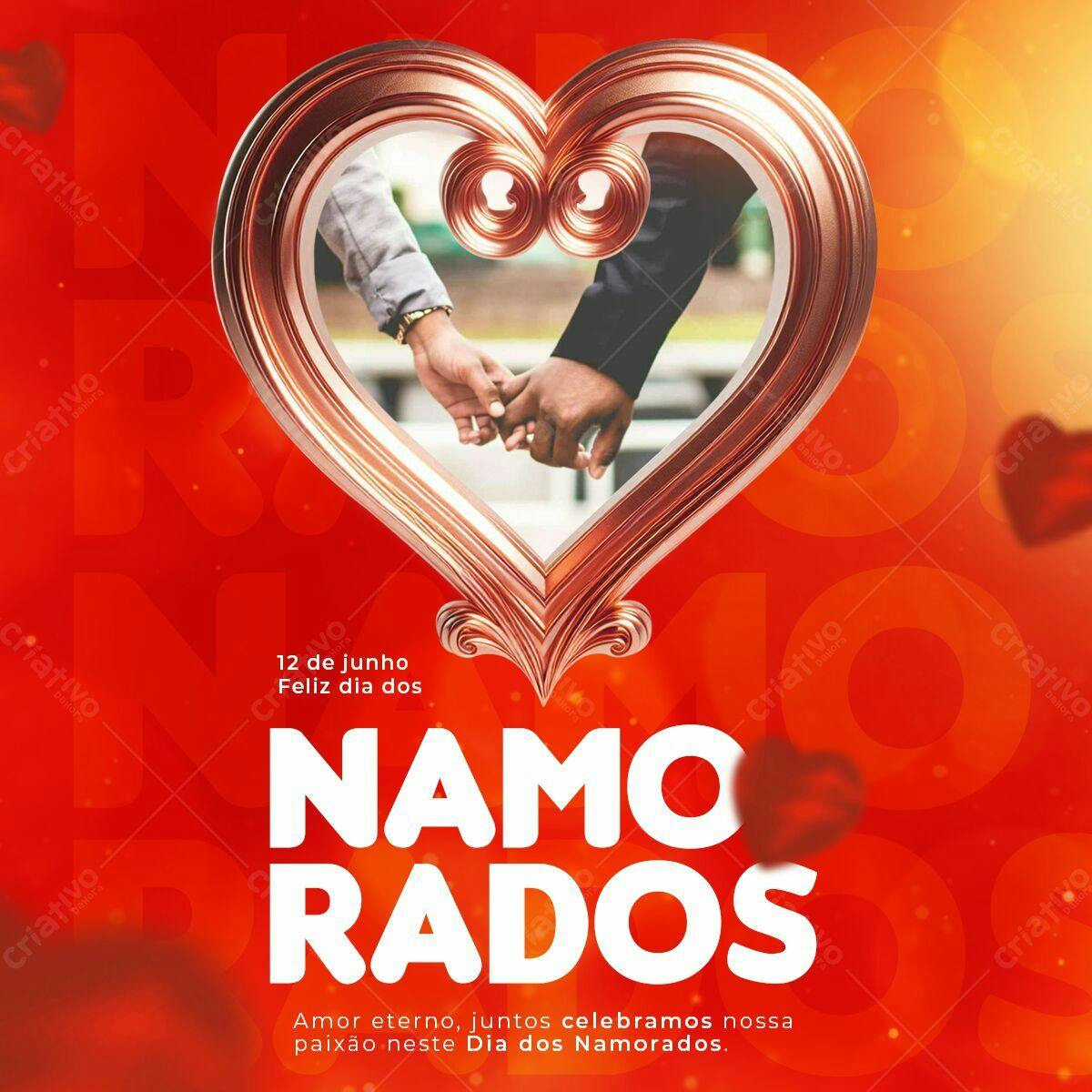 Flyer Dia dos Namorados PSD Editável