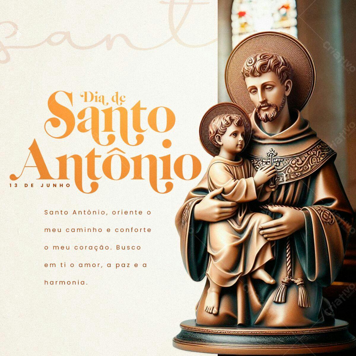 Imagem Dia de Santo Antônio PSD Editável