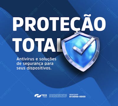 Social Media Loja De Informática Proteção Total