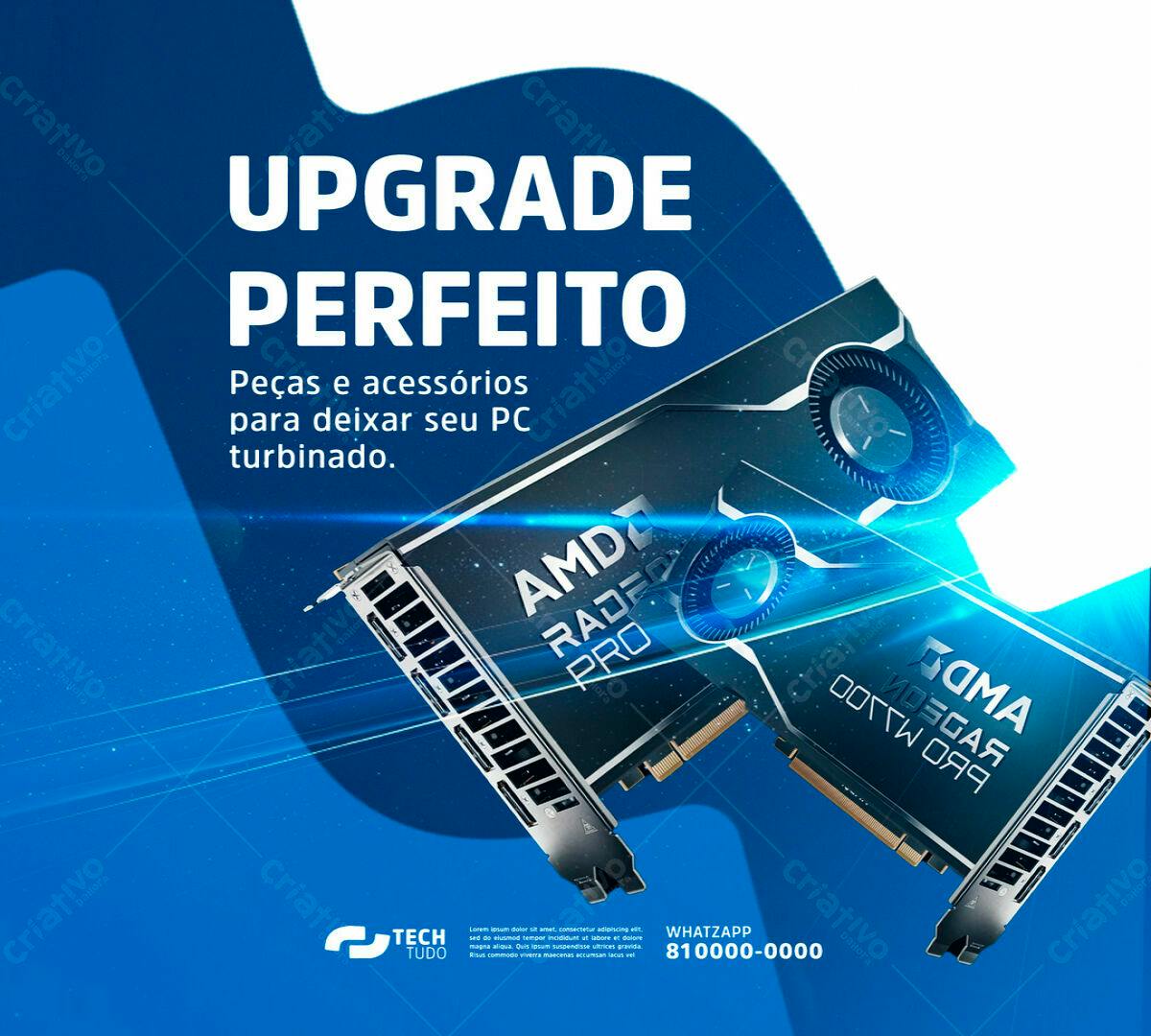 Banner Upgrade PC Gamer PSD Editável