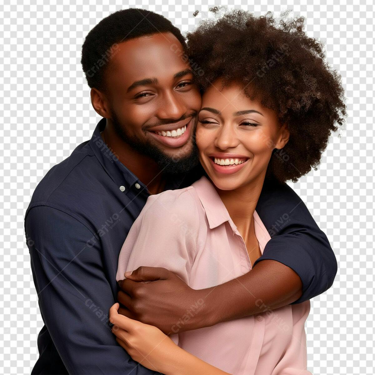 Imagem de Casal Abraçado PSD Editável