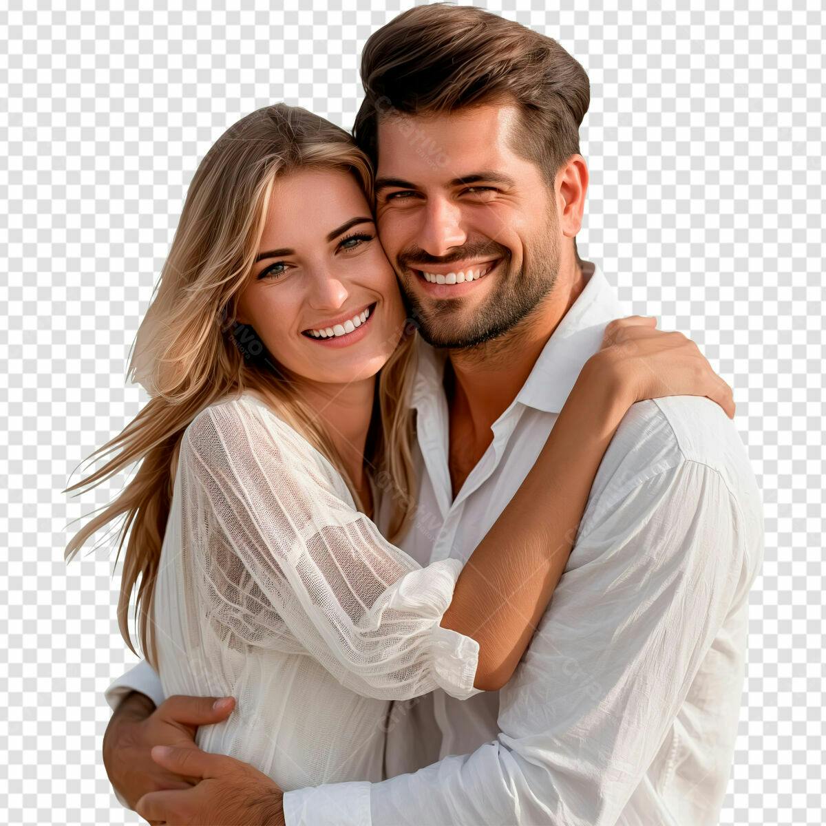 Imagem de Casal Romântico PSD Editável