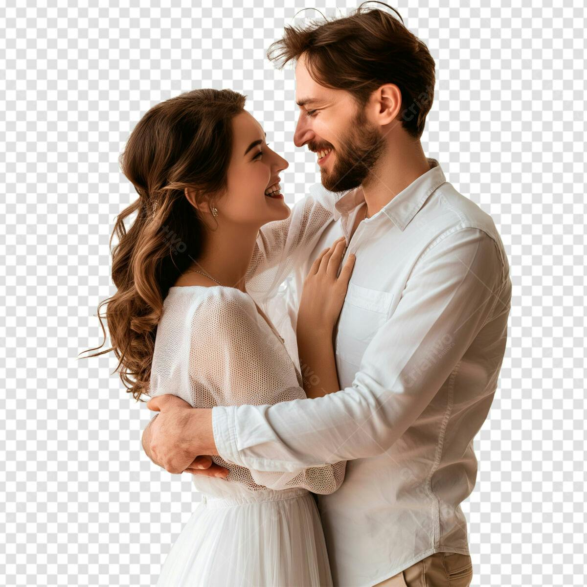 Imagem de Casal Romântico PSD Editável