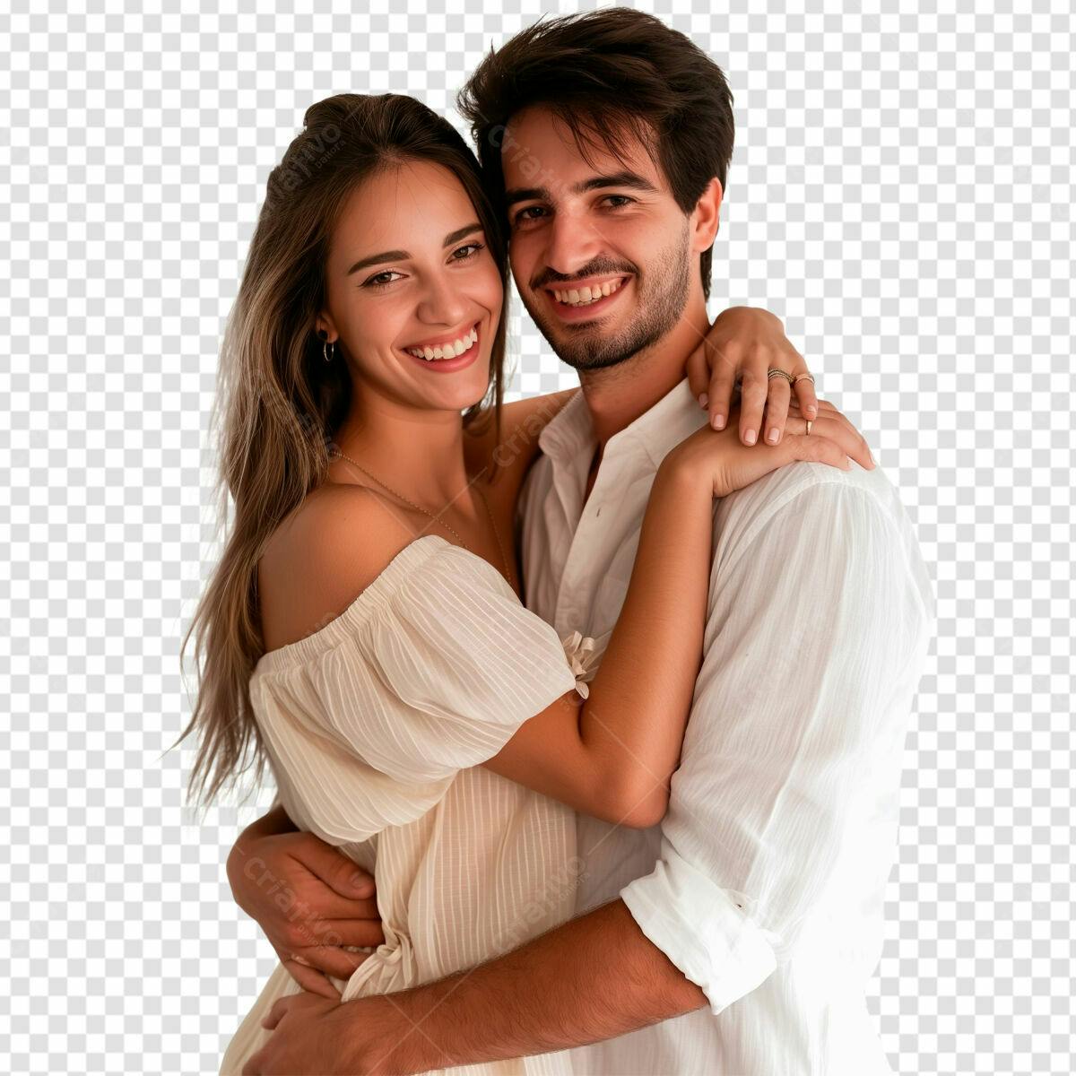 Imagem de Casal Romântico PSD Editável