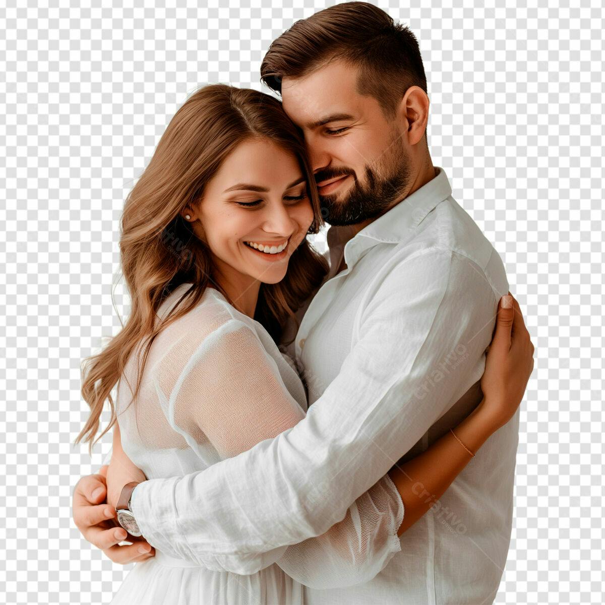 Imagem de Casal Abraçando PSD Editável