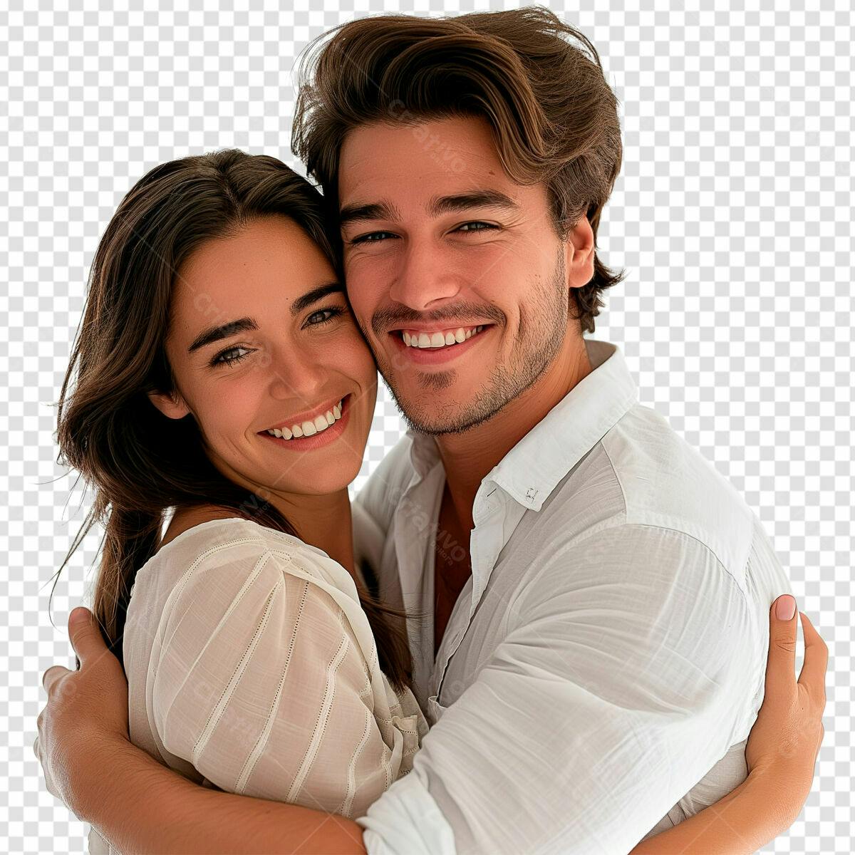 Imagem de Casal Abraçado PSD Editável