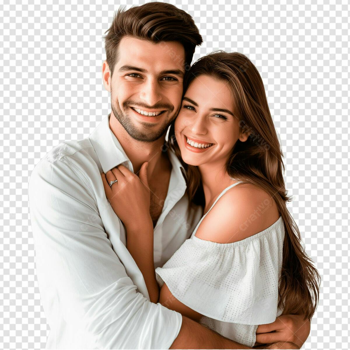 Imagem de Casal Romântico PSD Editável
