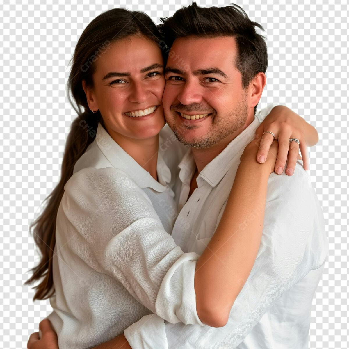 Foto de Casal Abraçados PSD Editável