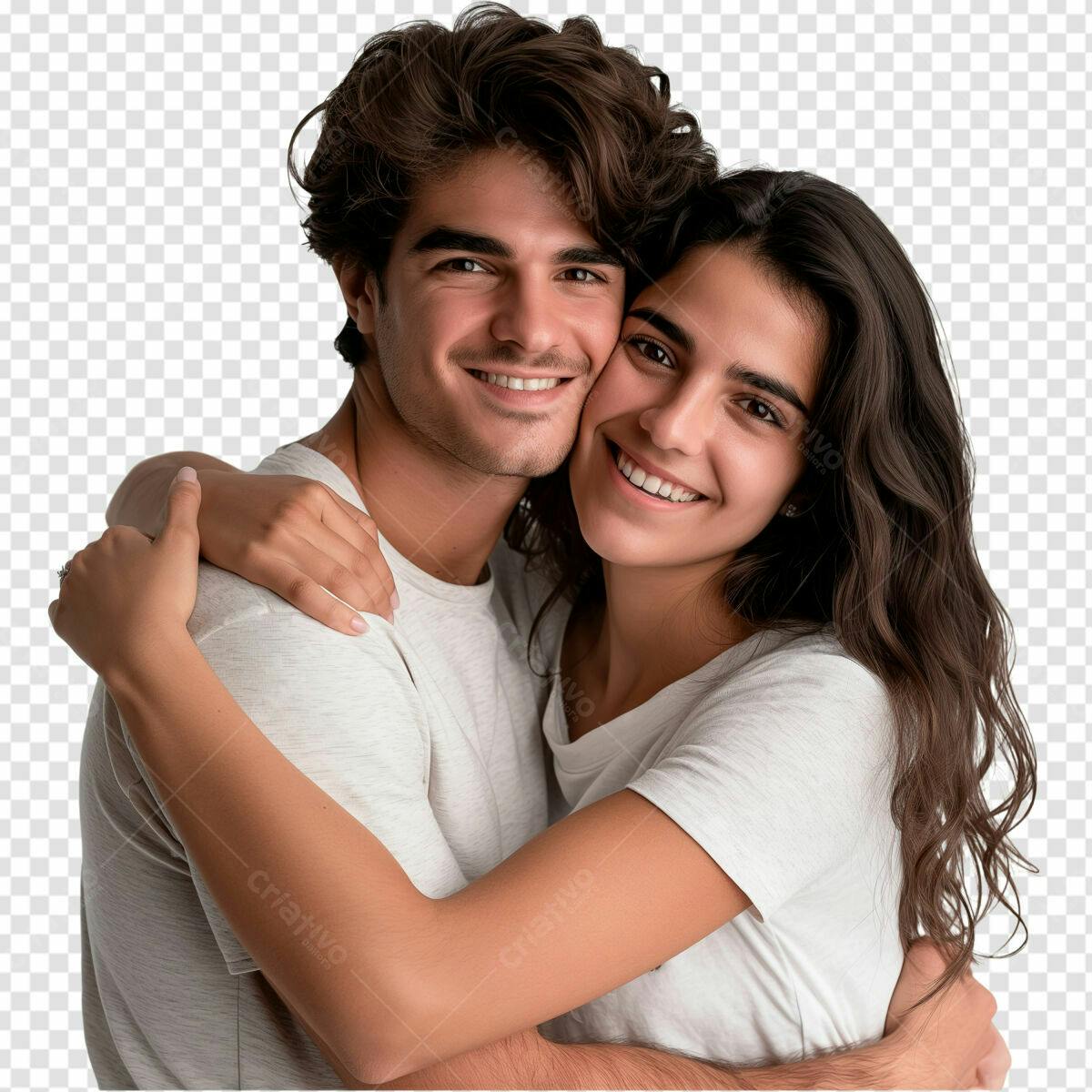 Fotografia de Casal Abraçado PSD Editável