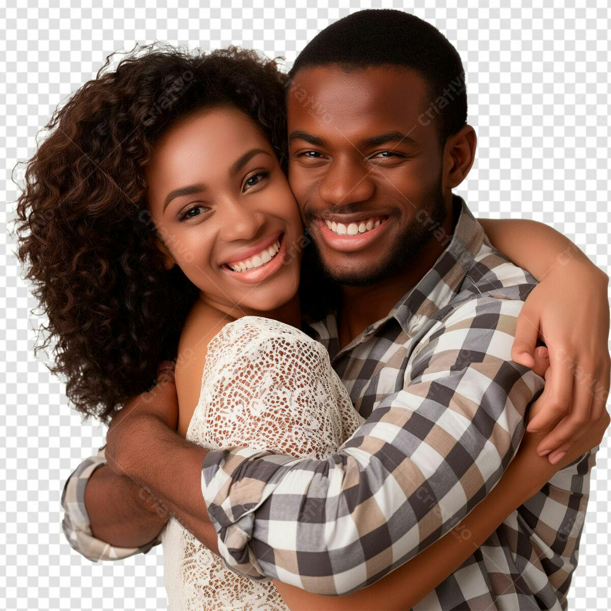 Imagem de Casal Abraçado PSD Editável