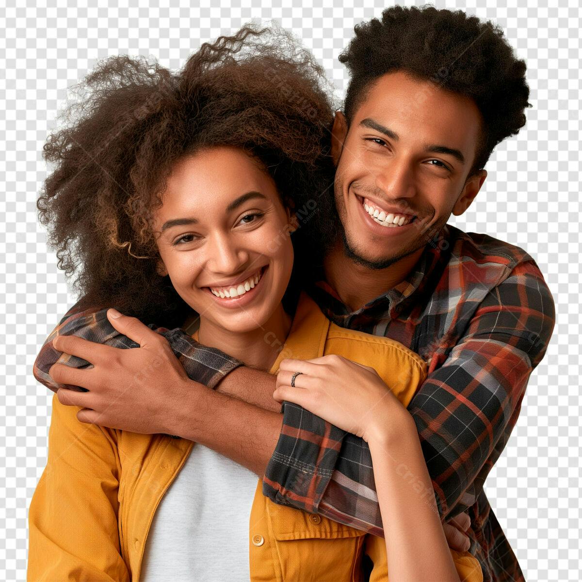Foto de Casal Abraçando PSD Editável