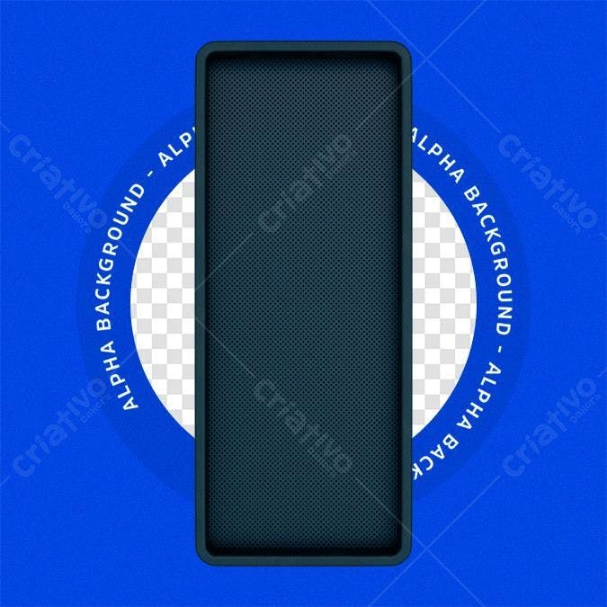 Modelo de story Instagram Azul Escuro PNG com fundo transparente