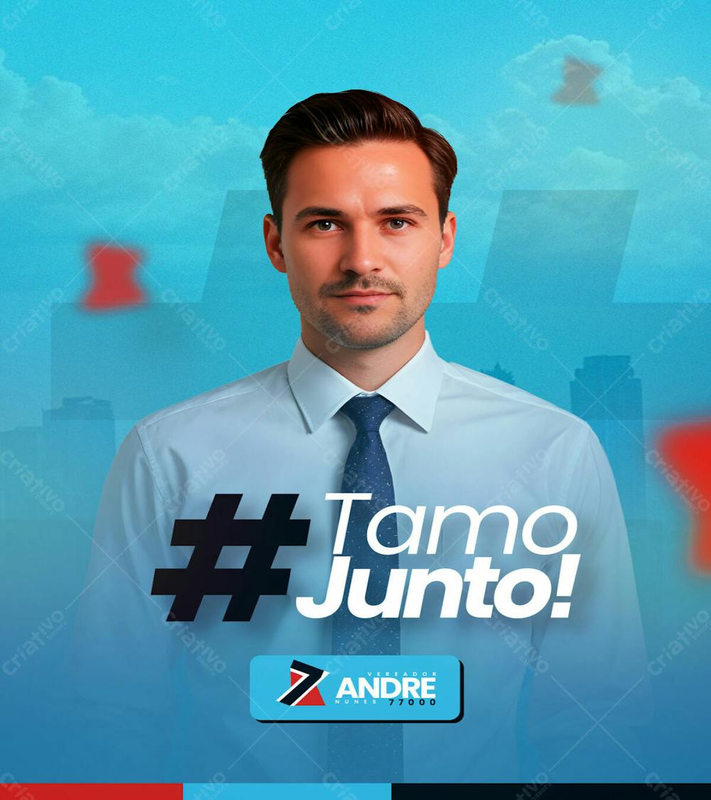 Campanha Eleitoral Política Eleição Tamo Prefeito Vereador Social Media Feed Psd Editavél