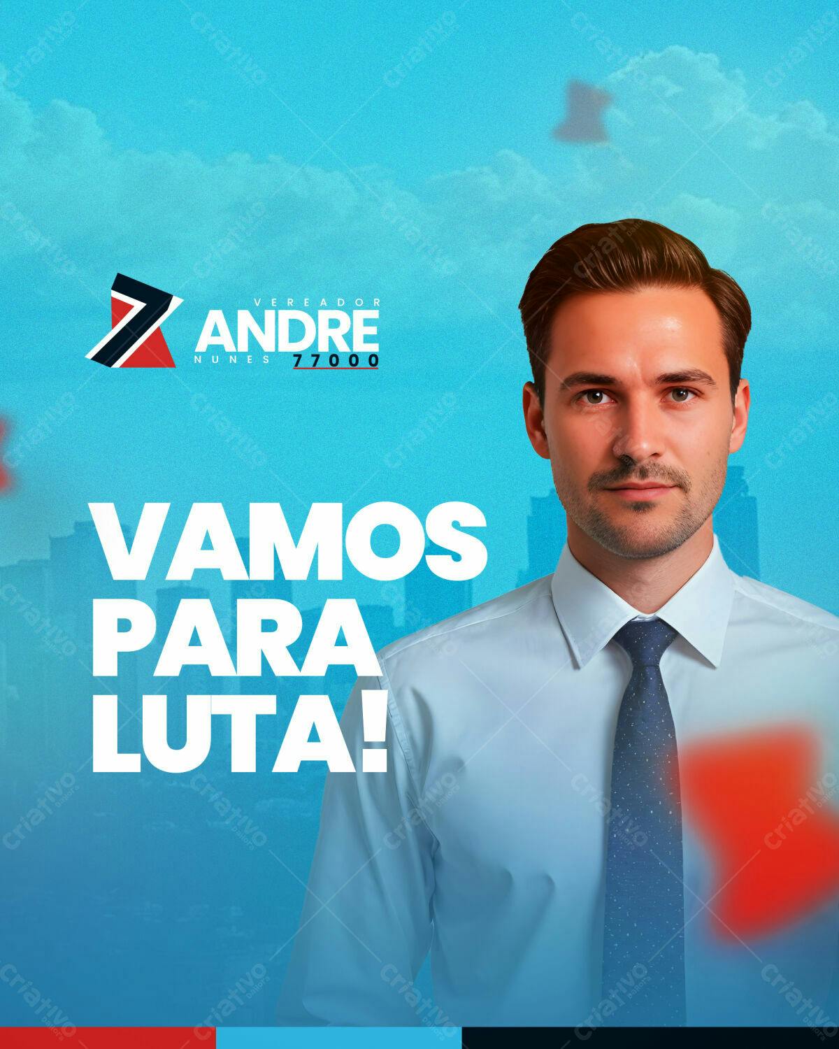 Flyer para Campanha Política PSD Editável