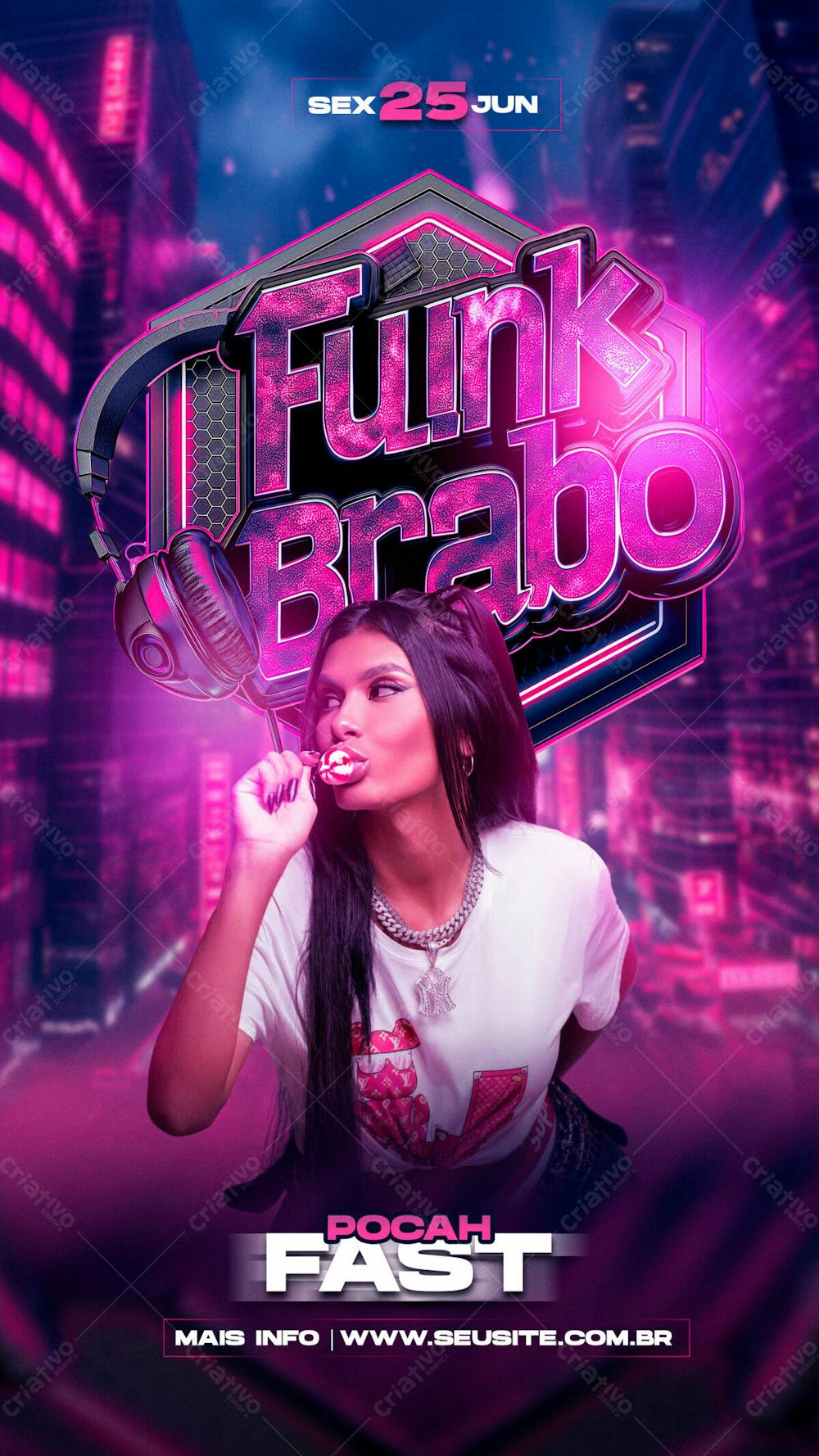 Flyer Fast Funk Brabo Story