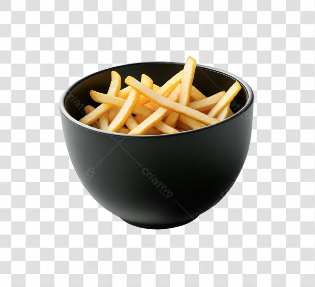 Icone Batata Frita PNG com fundo transparente