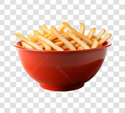 Batatas Fritas Caseiras Elemento Png