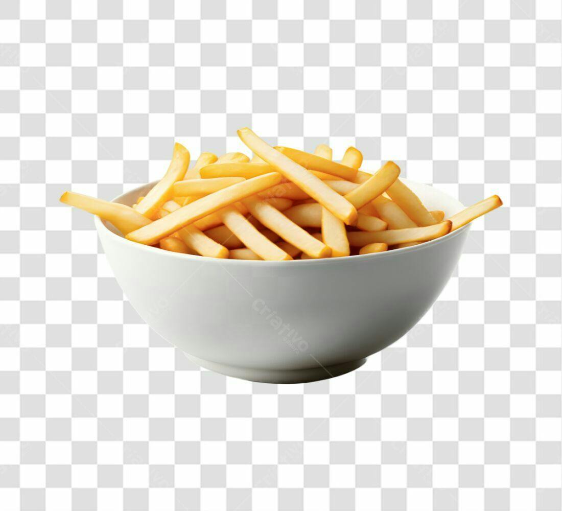 Icone Batata Frita PNG com fundo transparente