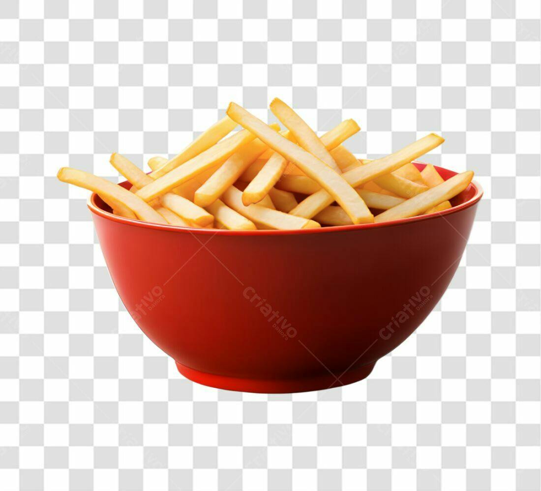Icone Batata Frita PNG com fundo transparente