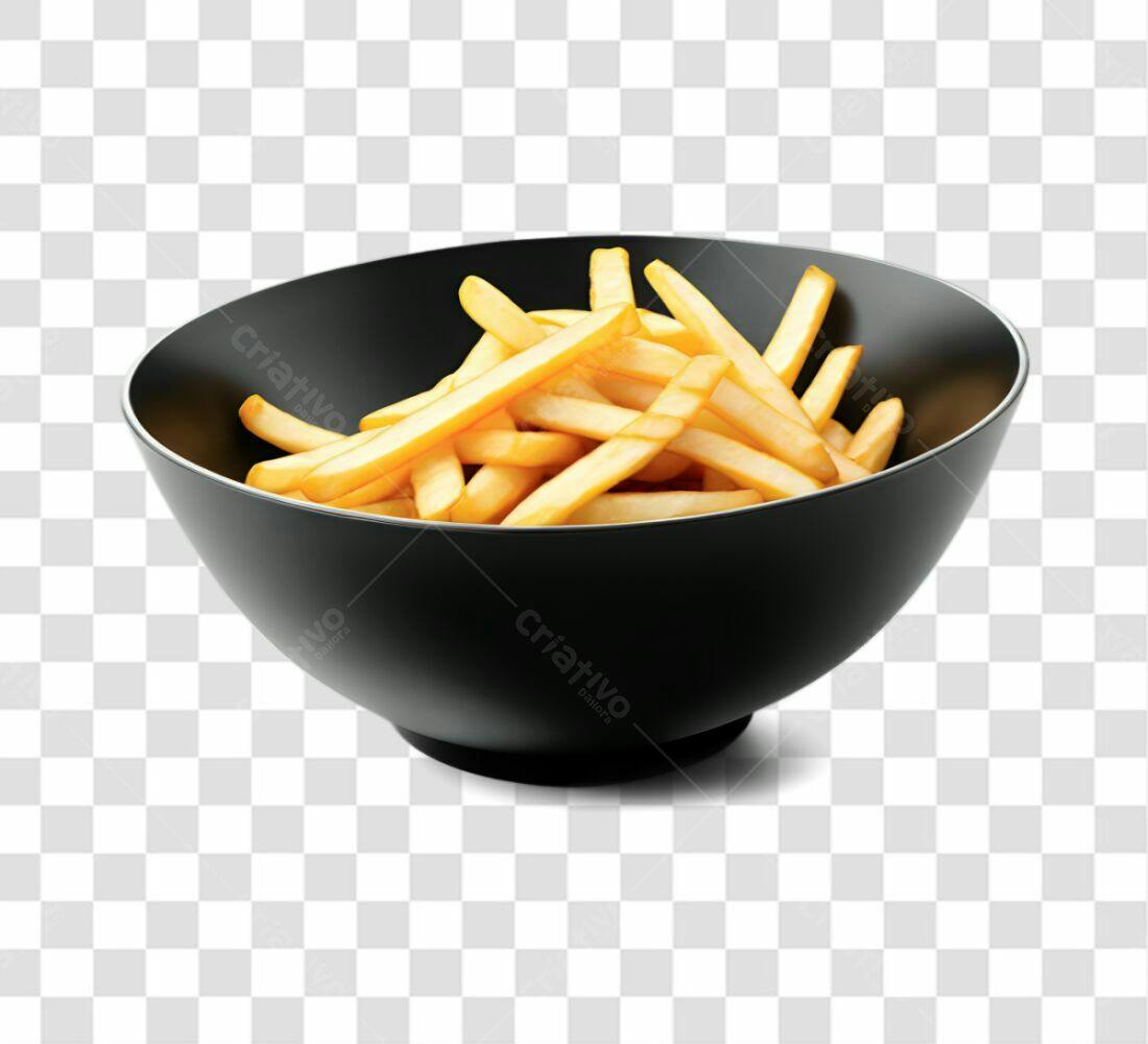 Icone Batata Frita PNG com fundo transparente