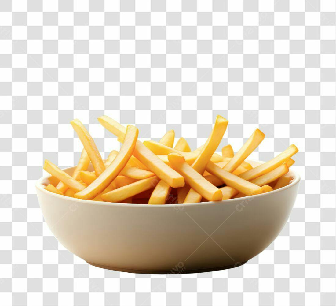 Icone Batata Frita PNG com fundo transparente