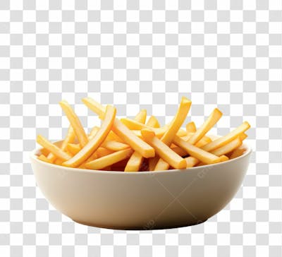 Batatas Fritas Perfeitas Elemento Png