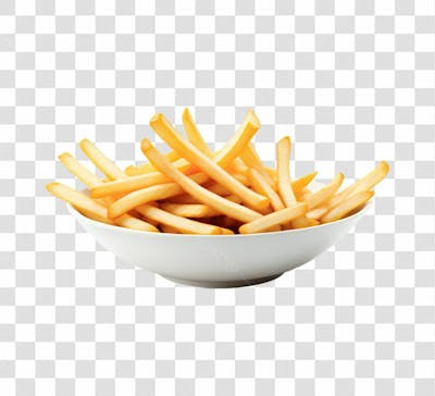 Batatas Fritas Saborosas Elemento Png