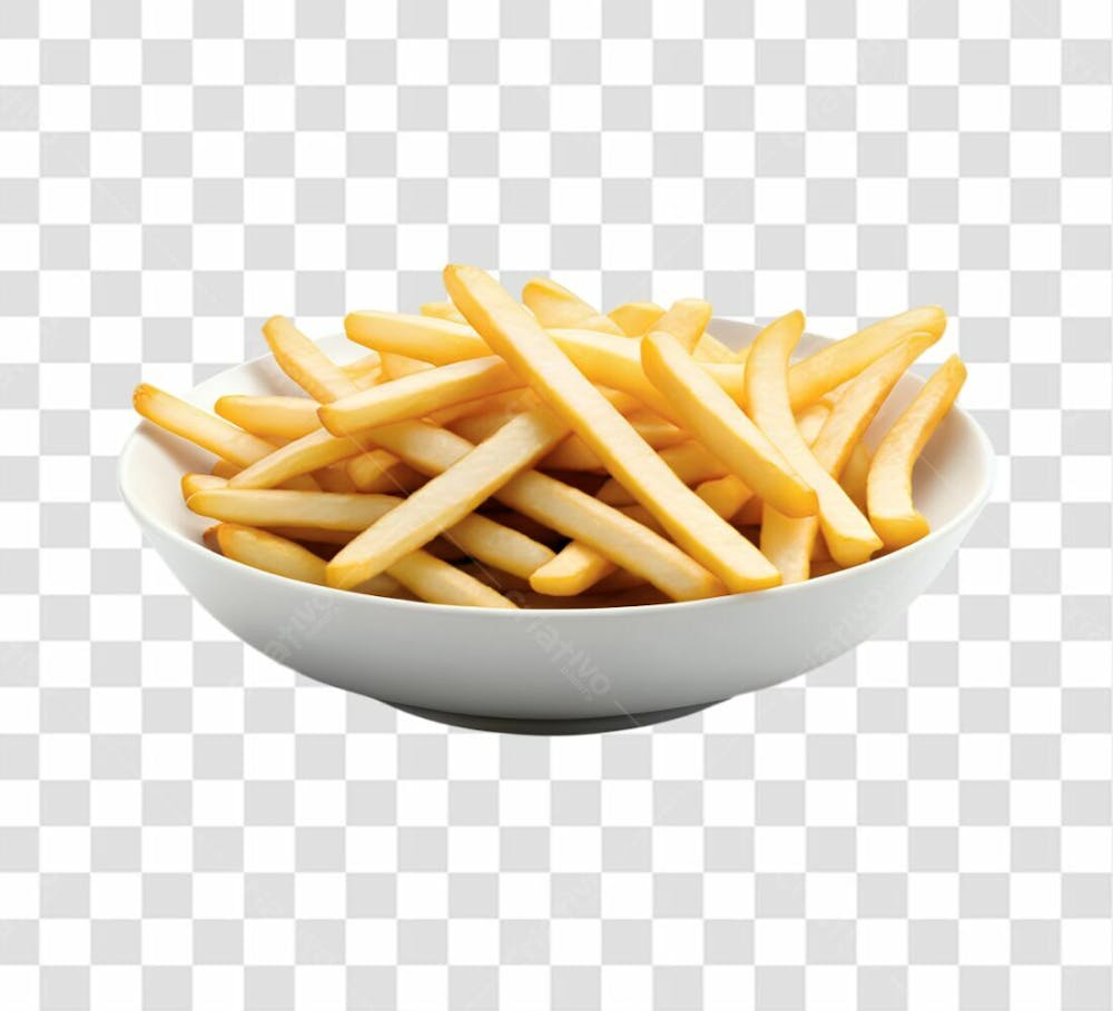 Batatas Fritas Simples Elemento Png