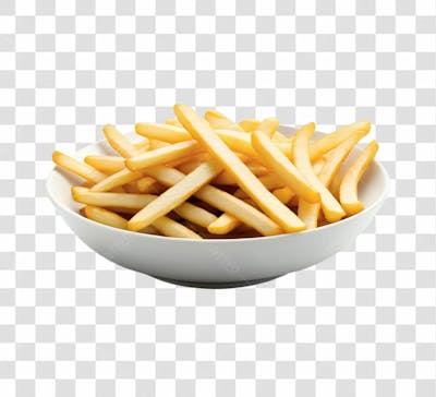Batatas Fritas Simples Elemento Png