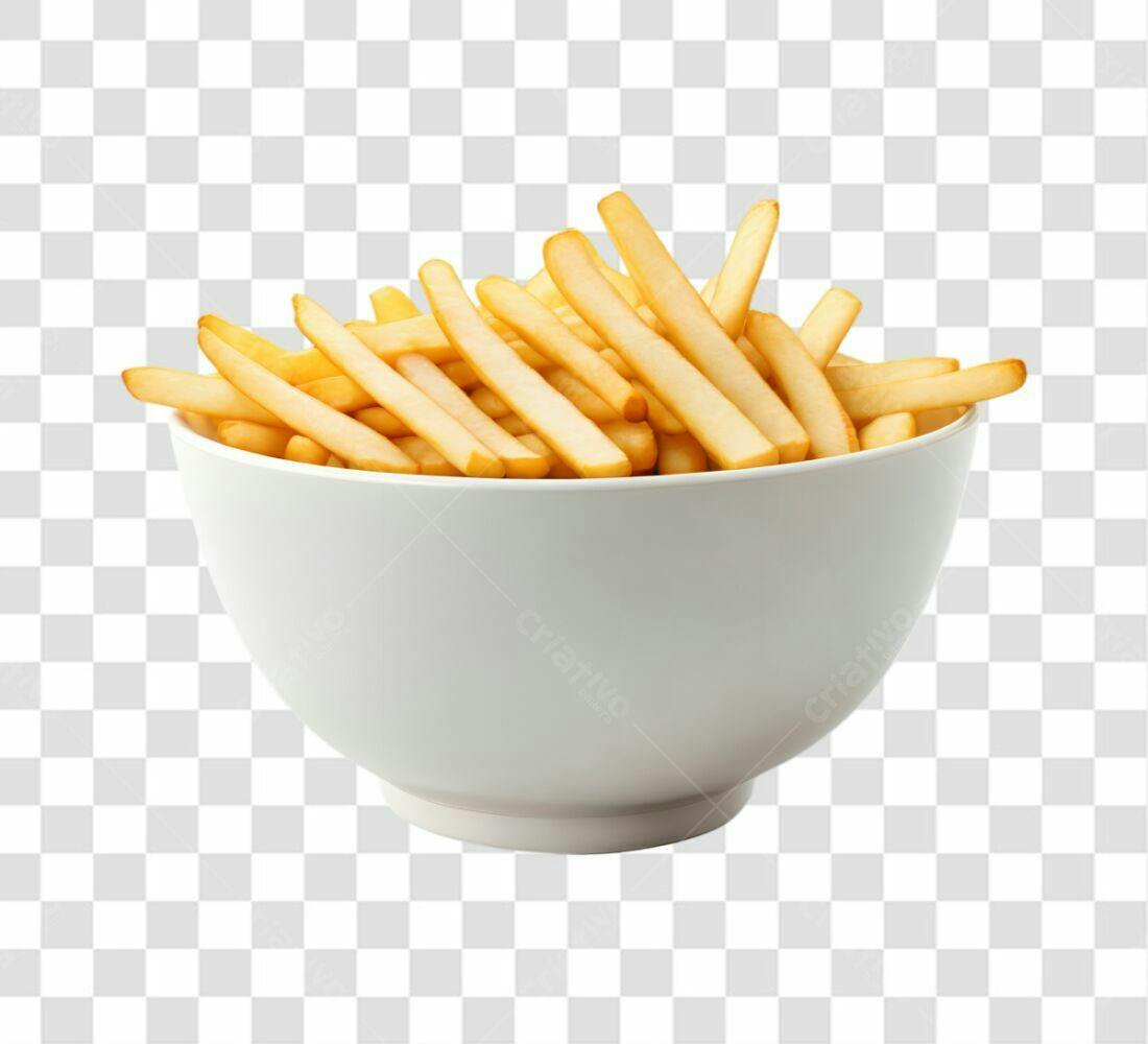 Icone Batata Frita PNG com fundo transparente