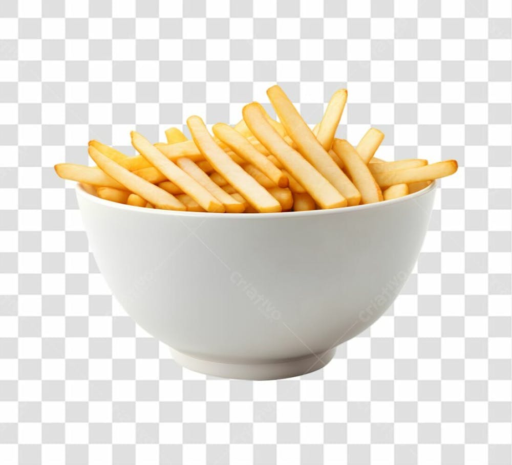 Porção De Batatas Fritas Elemento Png