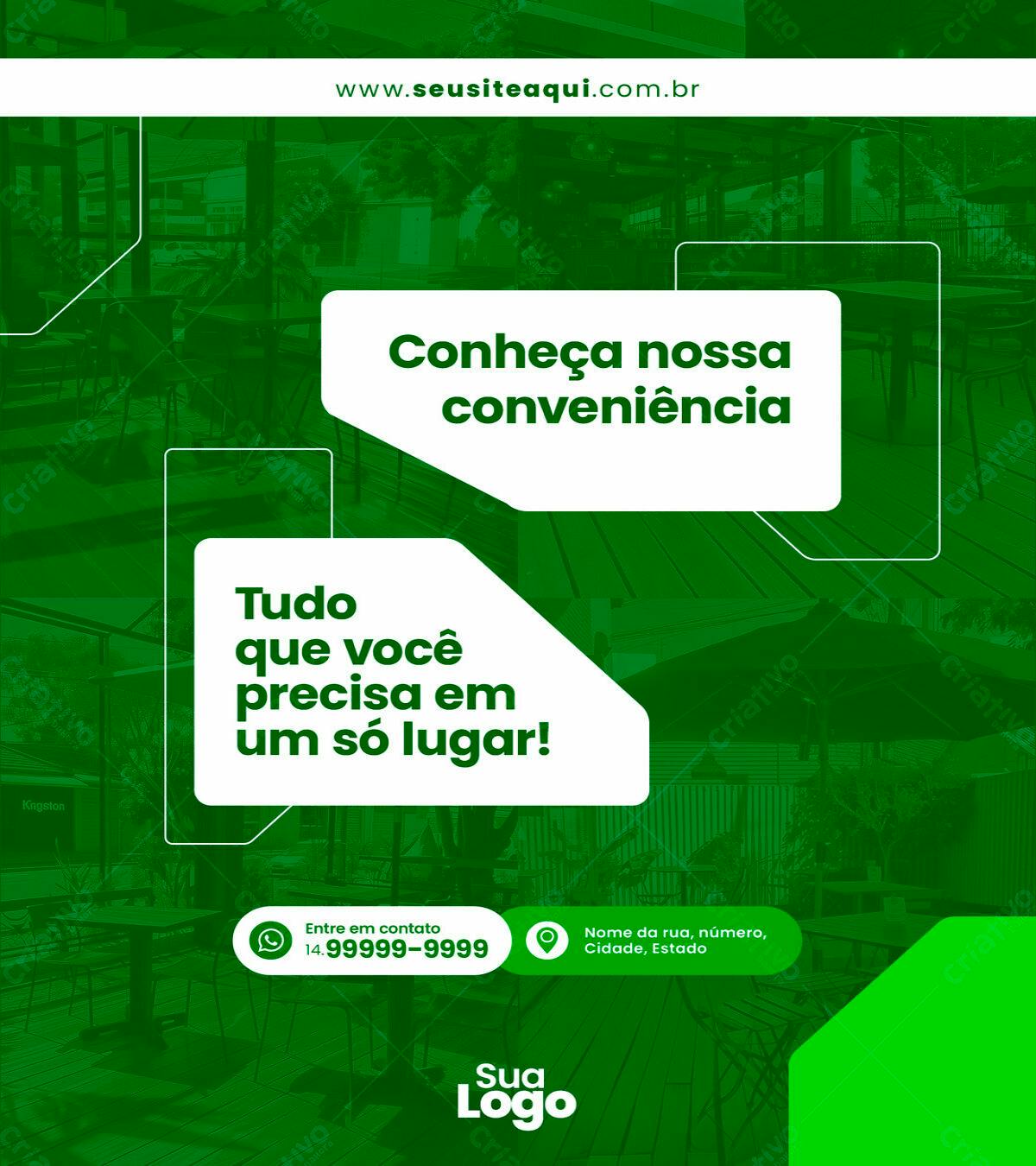 Flyer para Conveniência PSD Editável