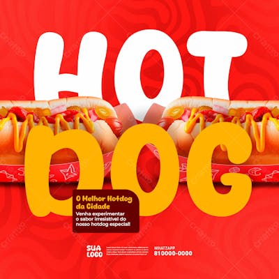Social Media Hotdog O Melhor Da Cidade
