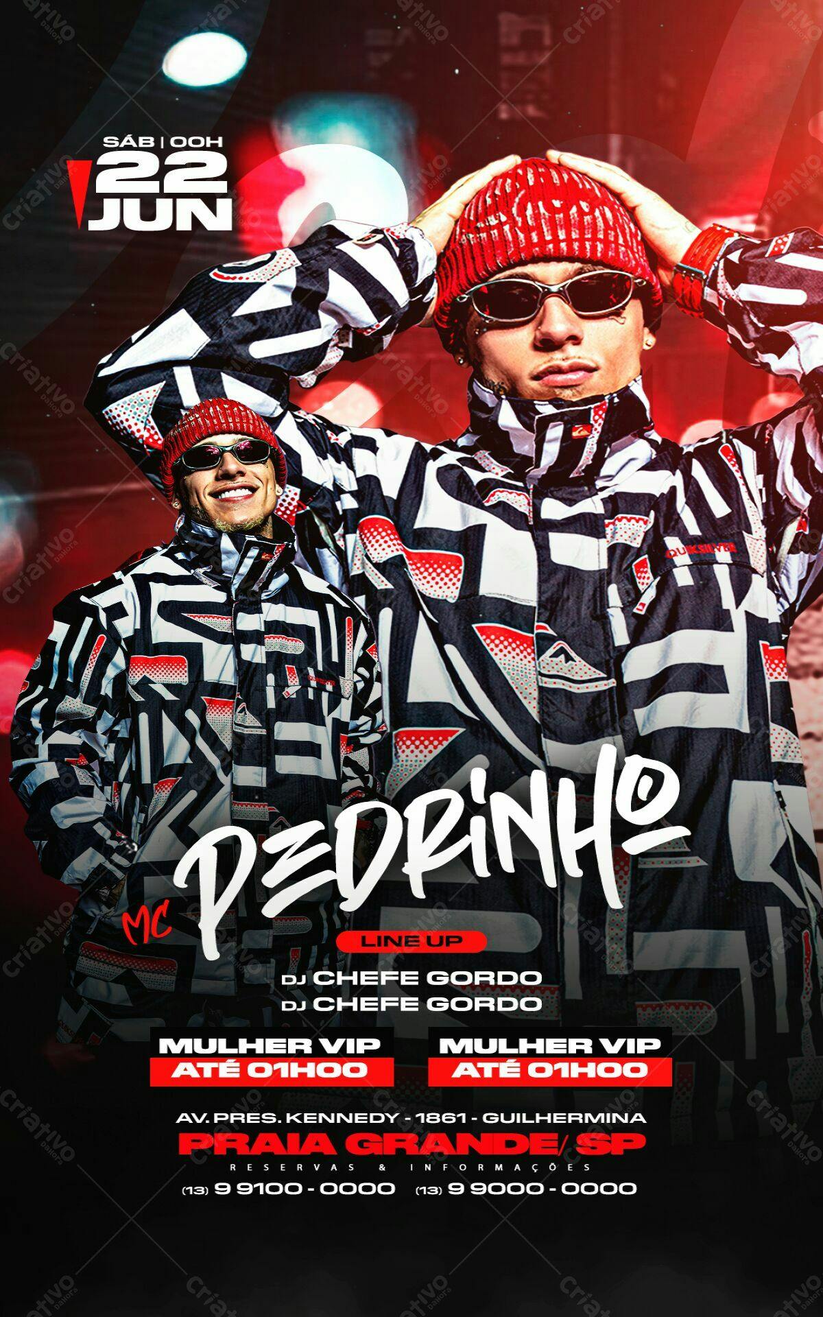 Flyer Festa MC Pedrinho PSD Editável