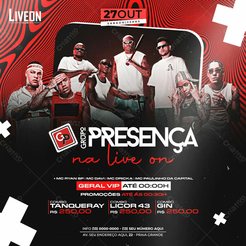 Flyer Evento De Pagode Feed