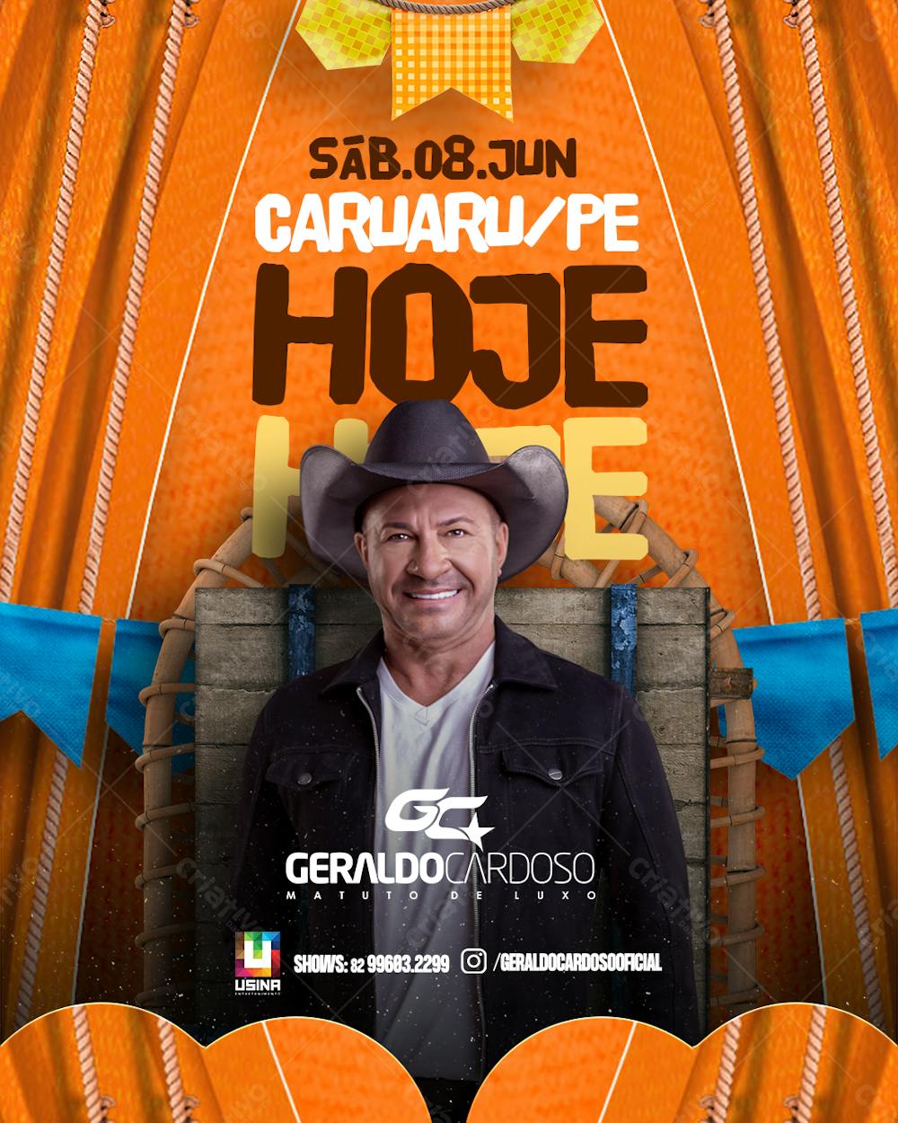 É Hoje São João - Geraldo Cardoso (Feed E Stories)