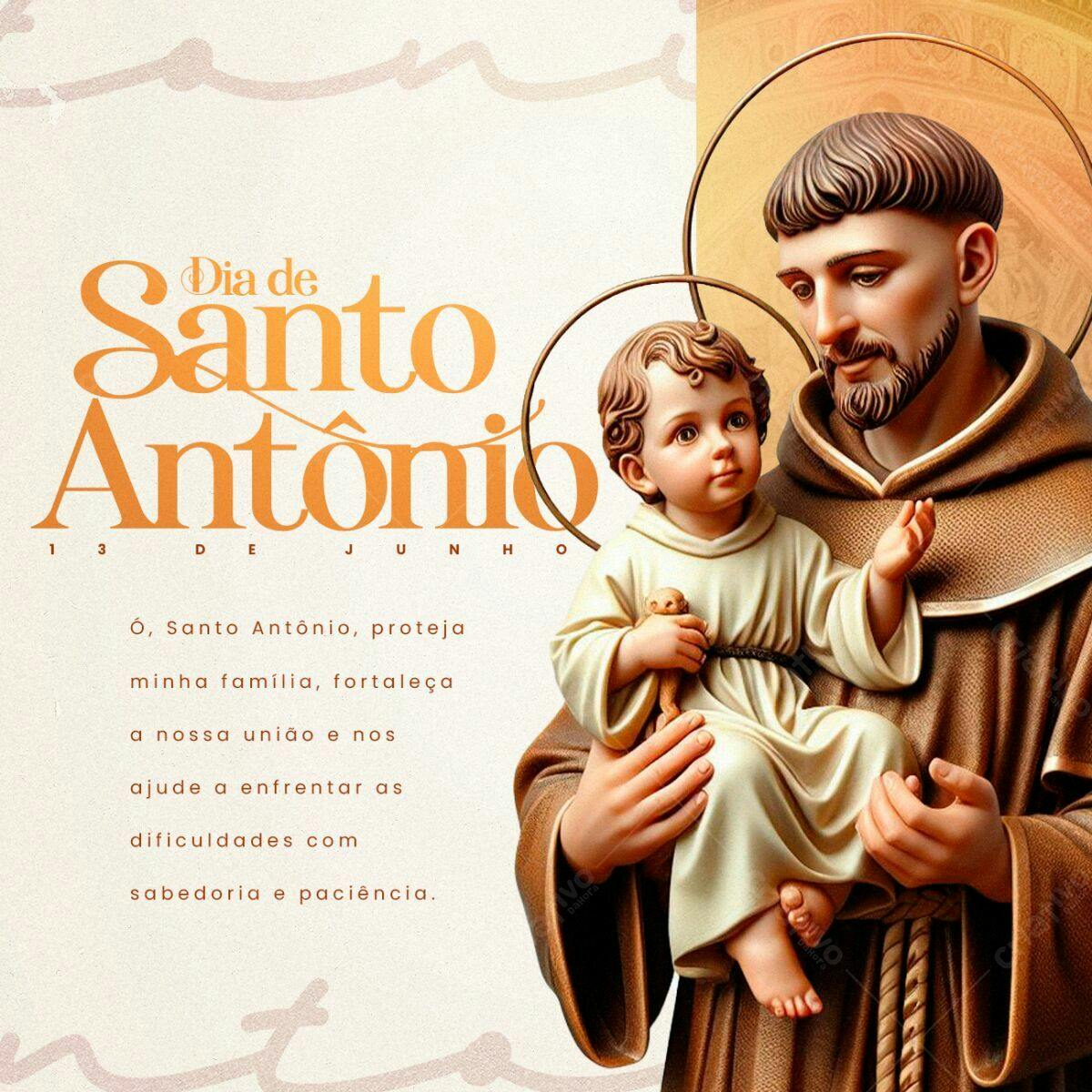 Imagem Dia de Santo Antônio PSD Editável