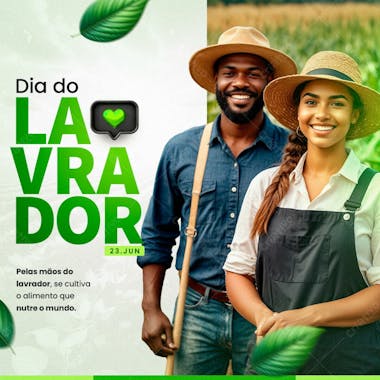 Feliz dia do lavrador