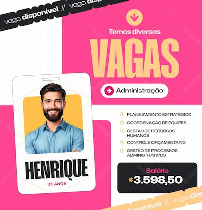 19 Temos Diversas Vagas Para Administração E Outras