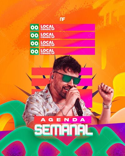 Arte Agenda Semanal Artista