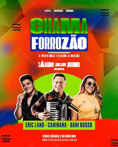 Arte chama forrozão musica shows