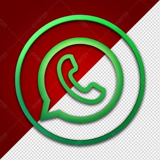 Logo whatsapp outline png