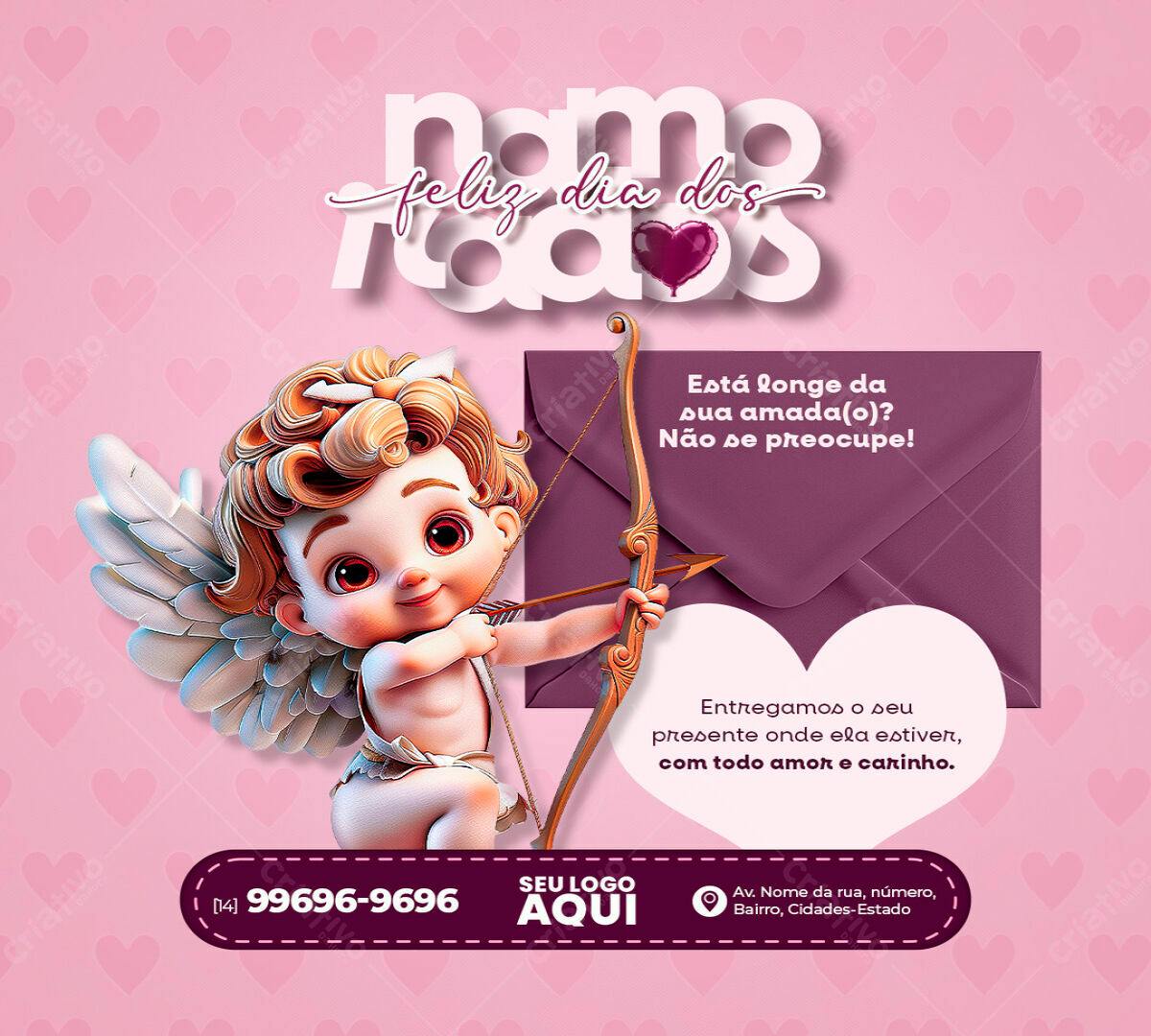 Postagem Dia dos Namorados PSD Editável