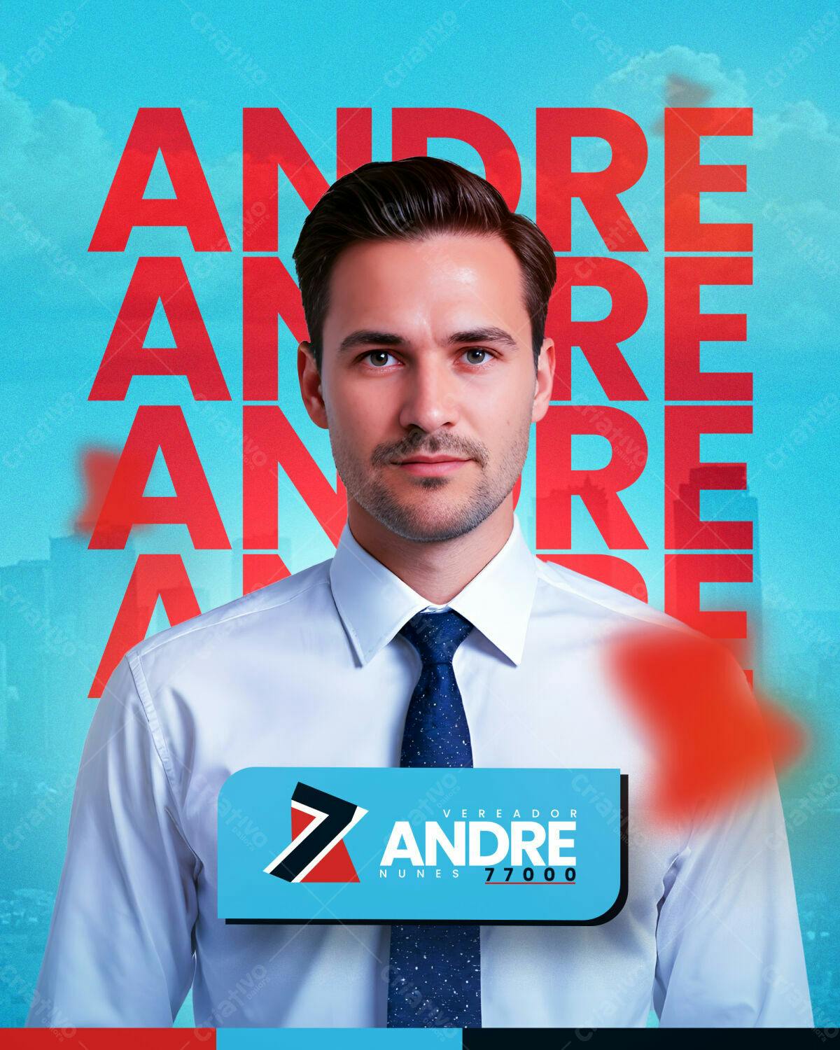PSD para Campanha Política PSD Editável