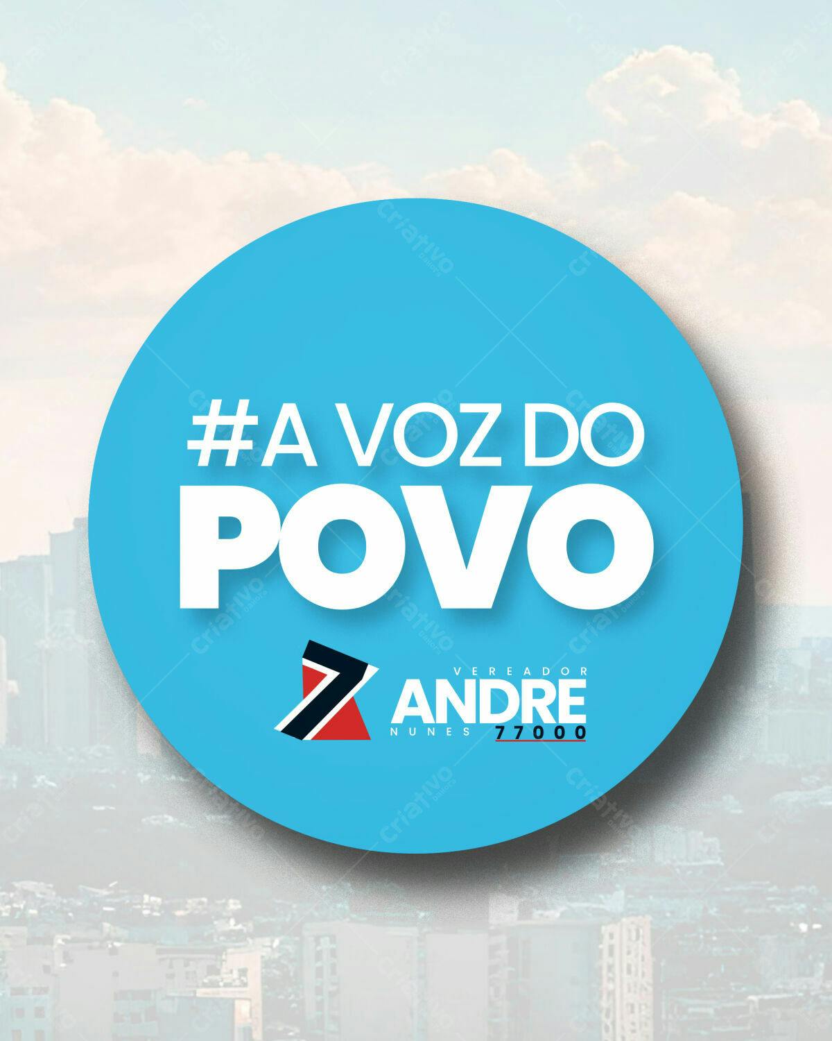 Flyer para Campanha Política PSD Editável