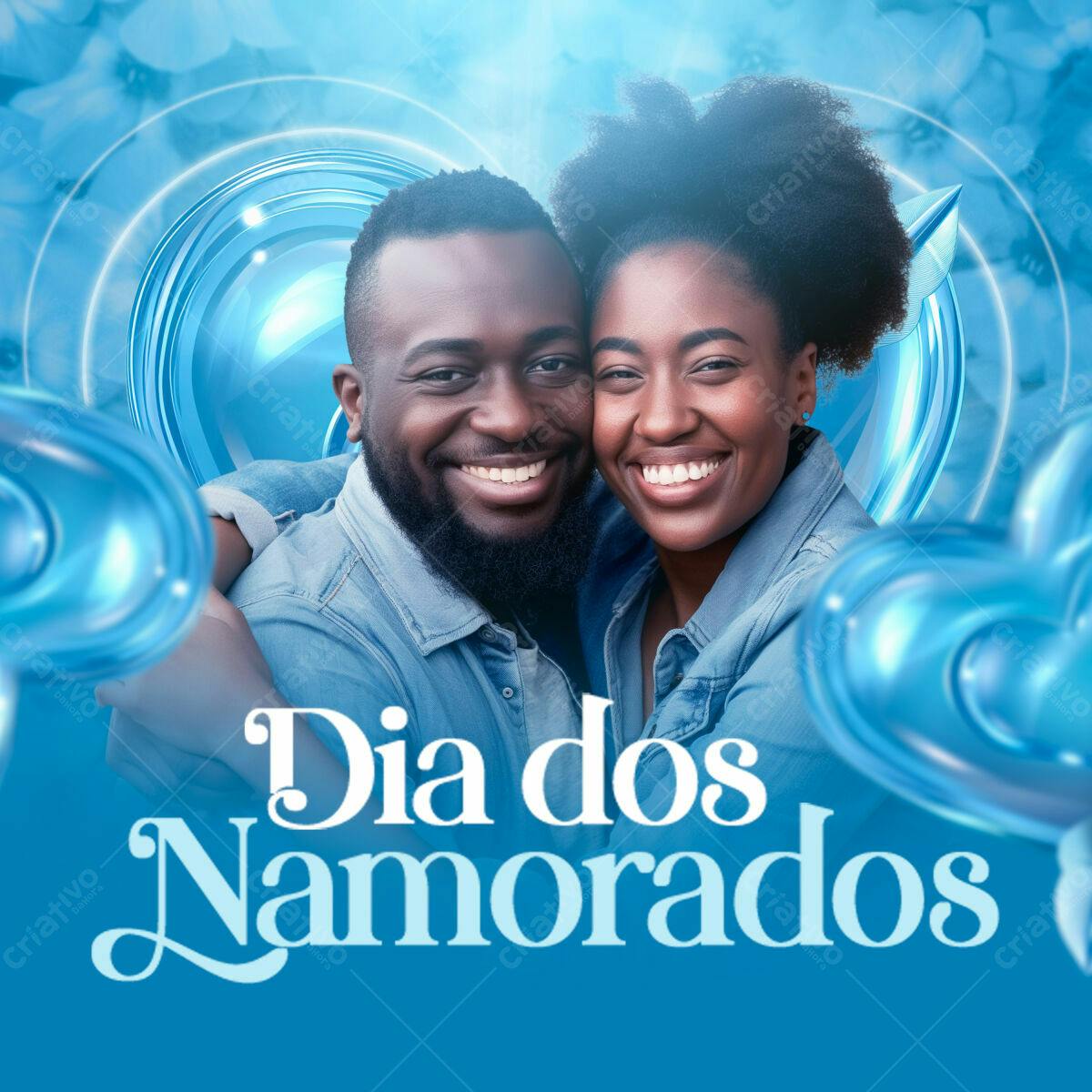 Postagem Dia dos Namorados PSD Editável